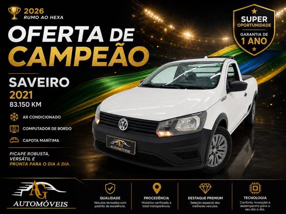 VOLKSWAGEN SAVEIRO 1.6 MSI ROBUST CS 8V FLEX 2P MANUAL VOLKSWAGEN SAVEIRO 1.6 MSI ROBUST CS 8V FLEX 2P MANUAL